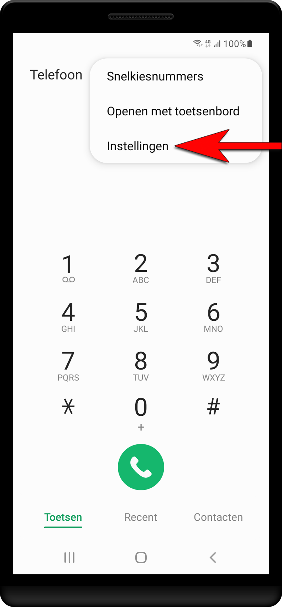 Binnenshuis Besluit seinpaal Android ingebouwde call-recording functie